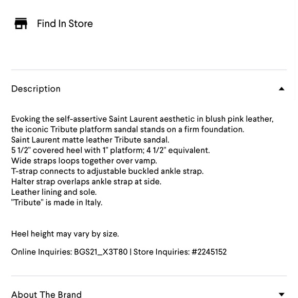 Saint Laurent Tribute Platform Sandals - Picture 8 of 12